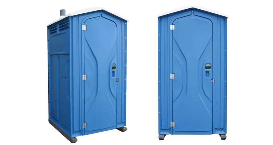 Long-term porta potty units on site in Thomasville, Georgia